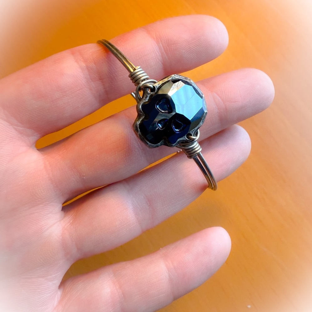Blue Skull Bracelet